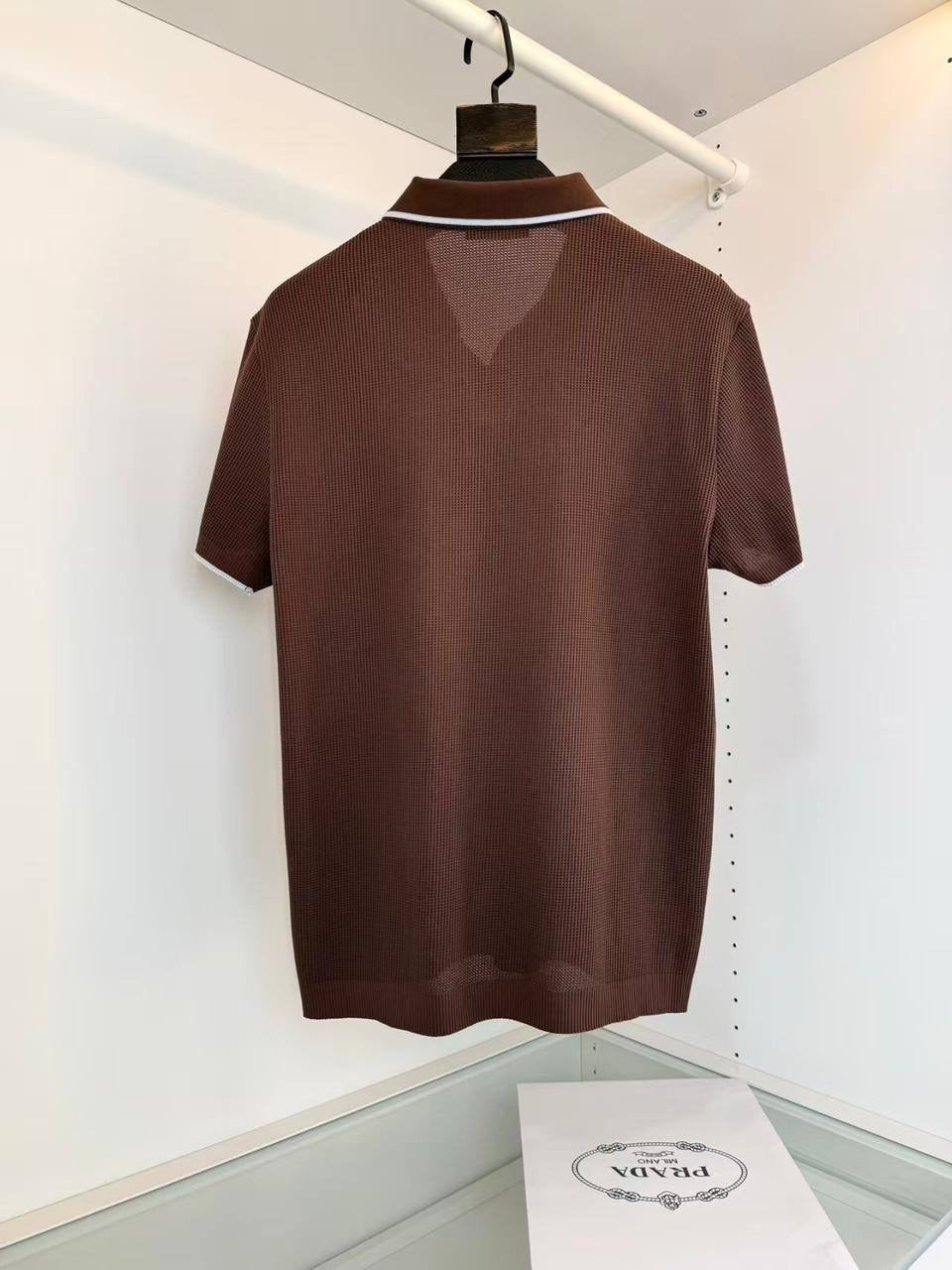 Brown Milano Knit Polo