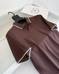 Brown Milano Knit Polo