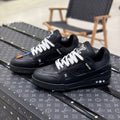 Black Monogram Sneakers