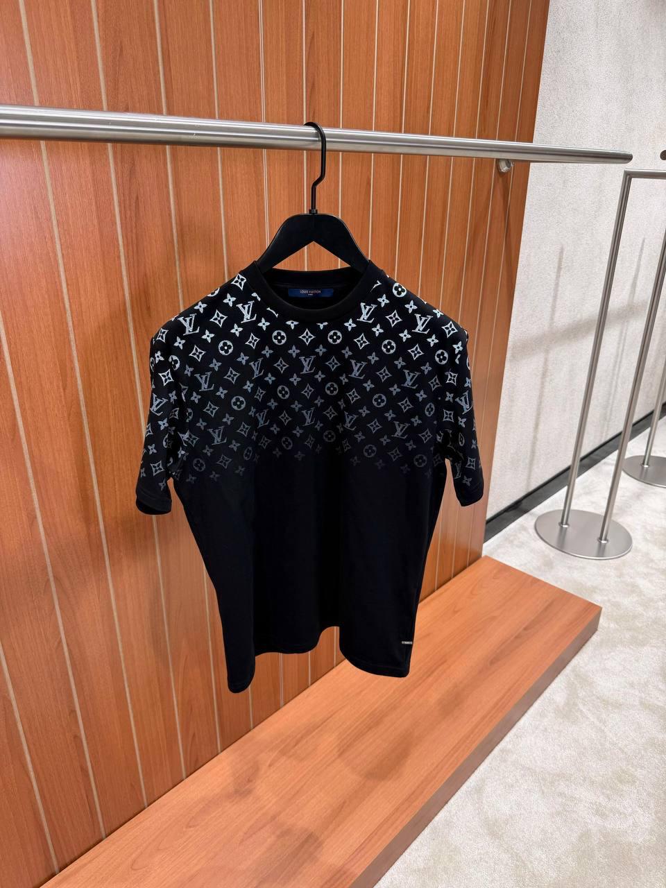 Black Monogram Gradient T-Shirt