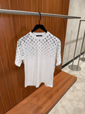 White Monogram Gradient T-Shirt