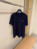 Navy Triangle Logo T-shirt