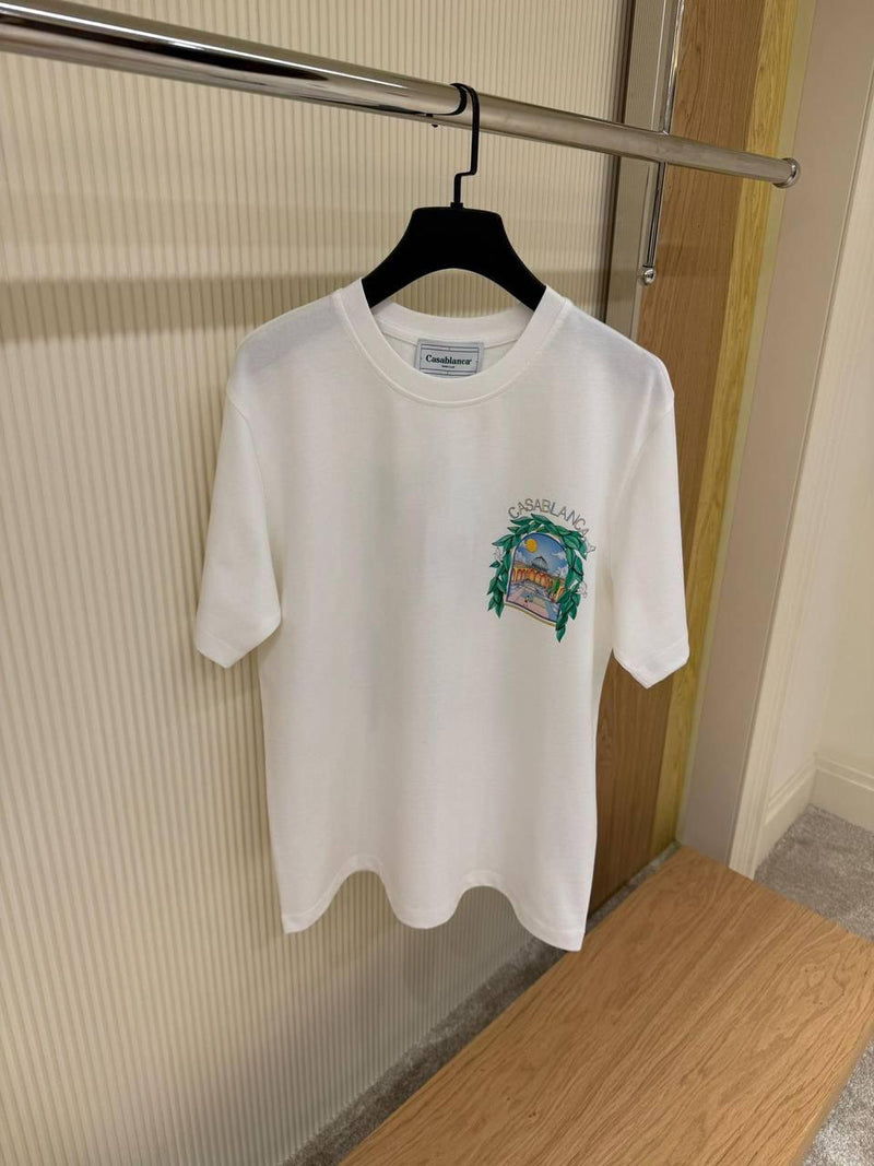 White Laurel Graphic T-shirt