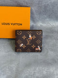 Brown Monogram Paint Wallet