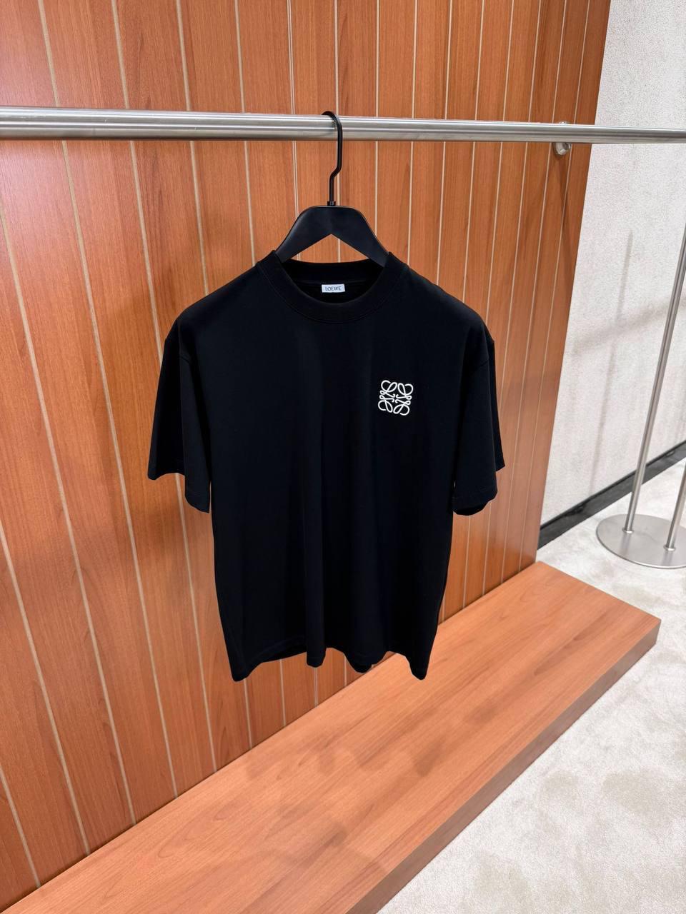 Blue Anagram Embroidered T-shirt