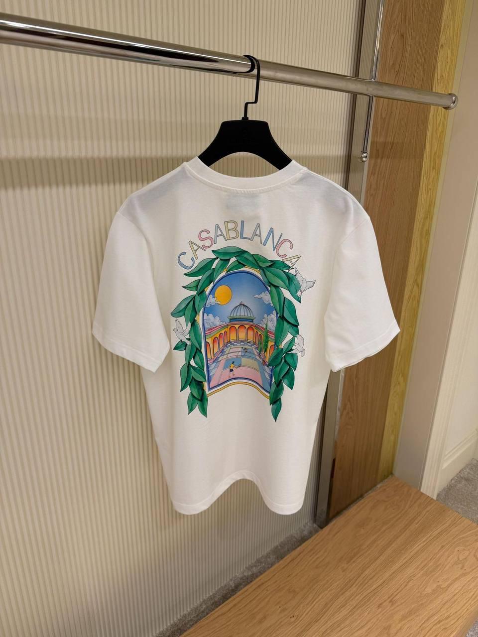 White Laurel Graphic T-shirt