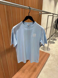 Blue Anagram Embroidered T-shirt