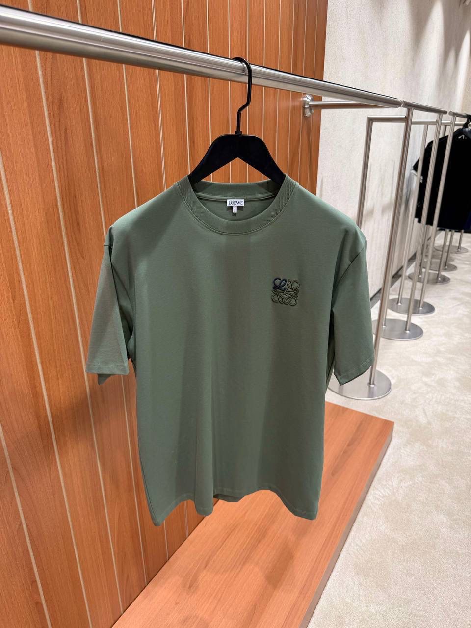 Blue Anagram Embroidered T-shirt