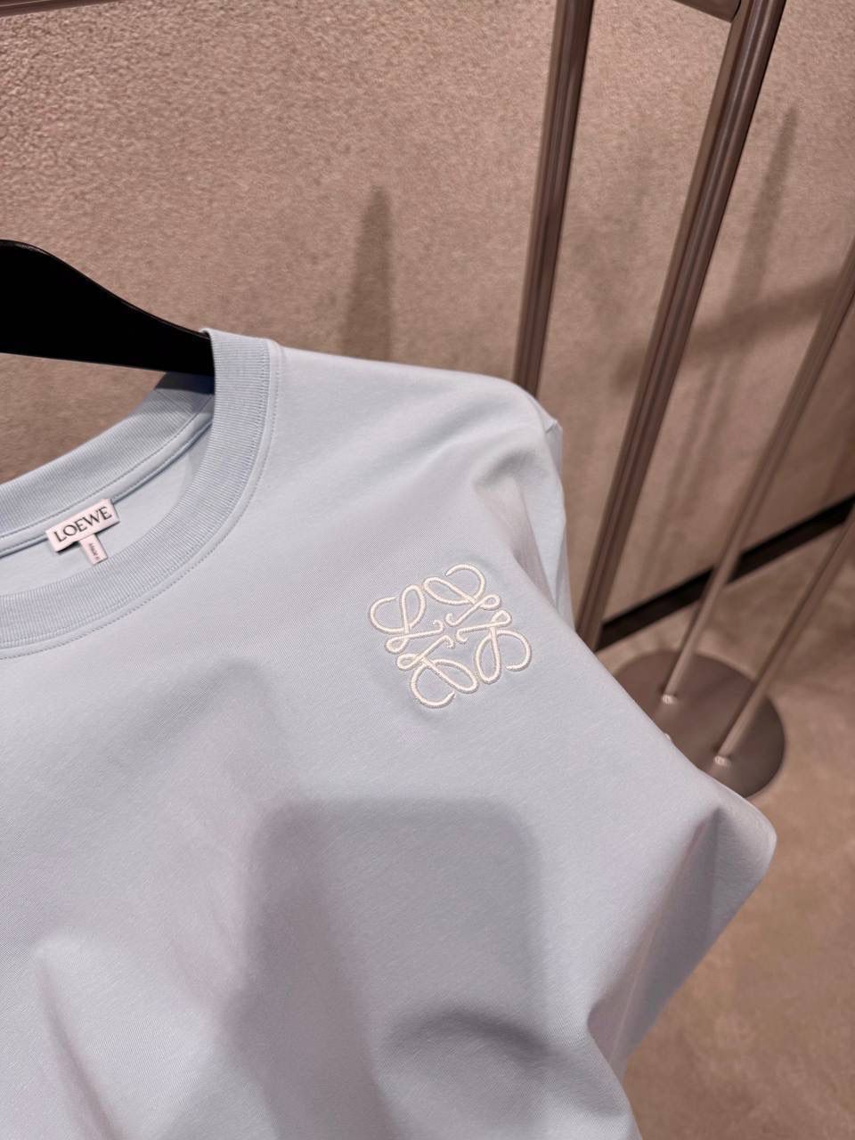 Navy Anagram Embroidered T-shirt