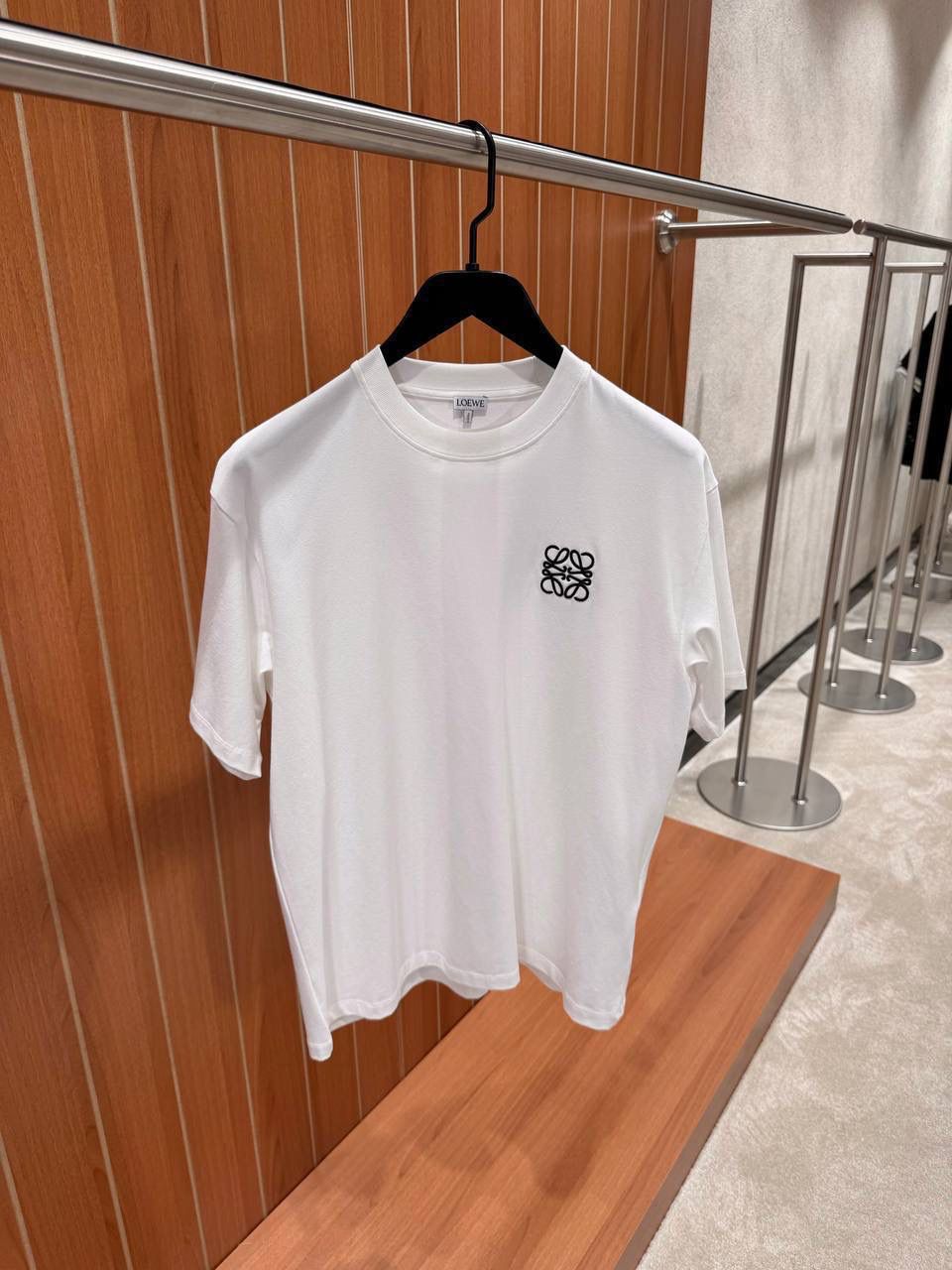 Navy Anagram Embroidered T-shirt