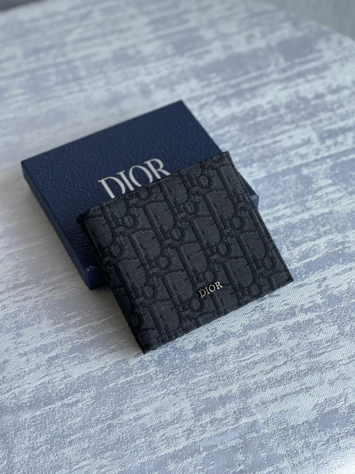 Dark Grey Oblique Wallet