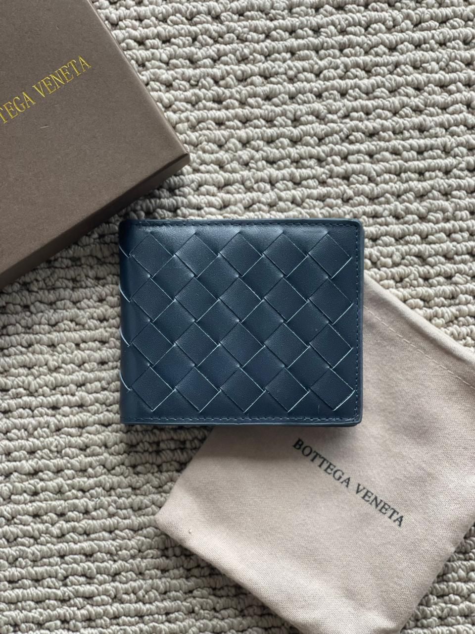 Grey Weave Wallet