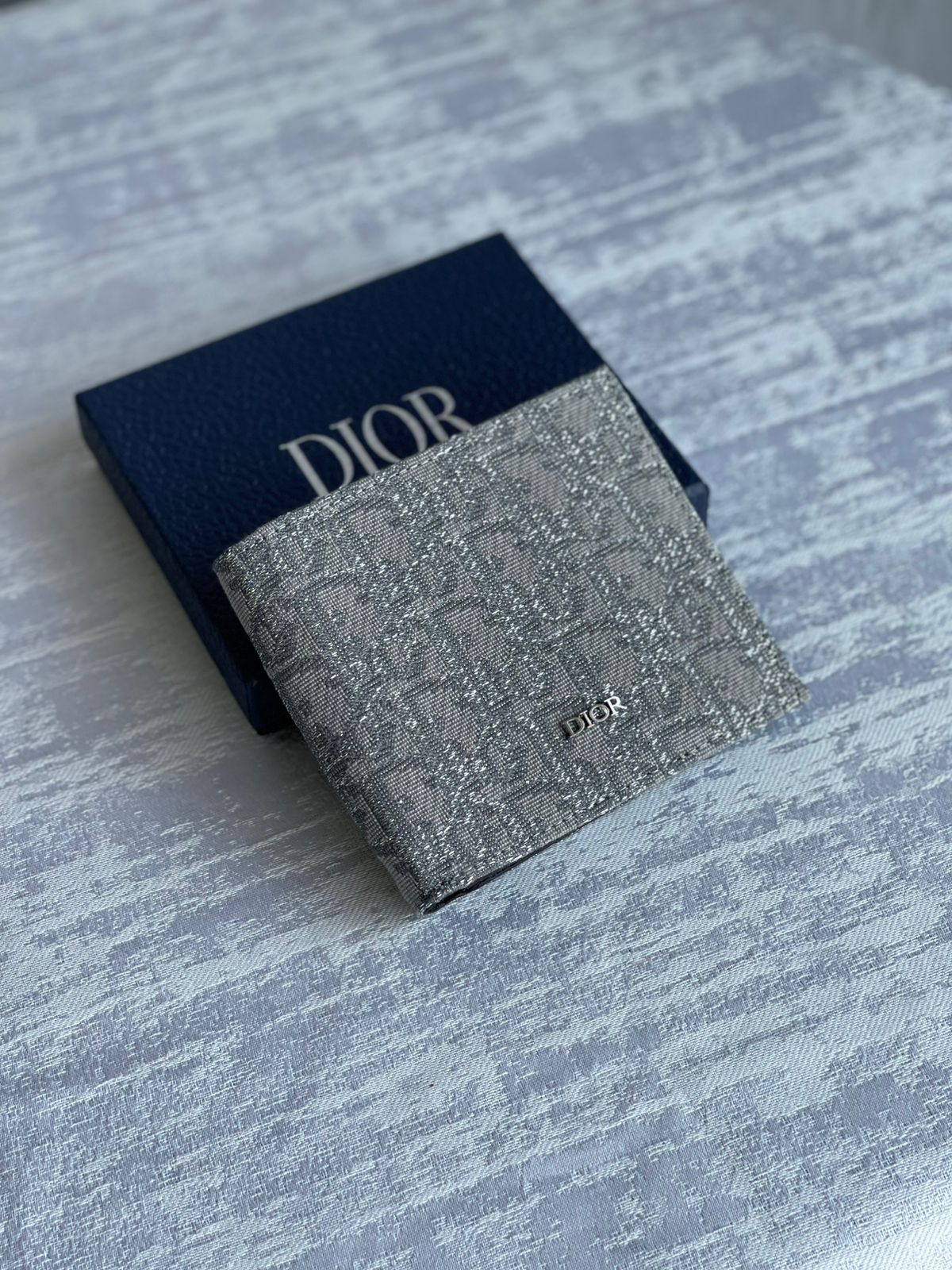 Dark Grey Oblique Wallet