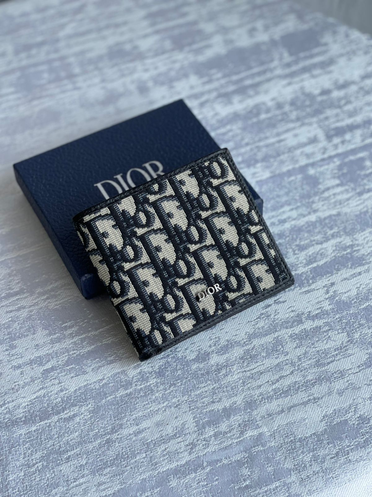 Grey Oblique Wallet