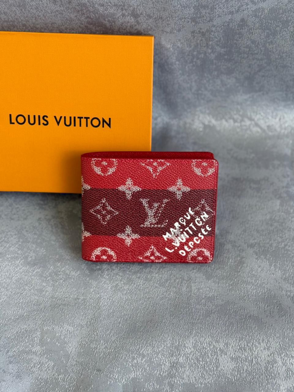 Brown Monogram Paint Wallet
